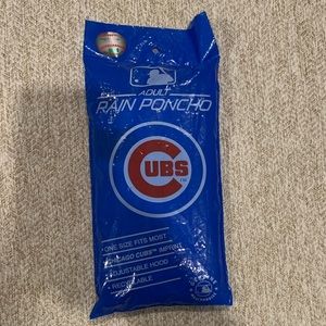 Cubs Adult Rain Poncho